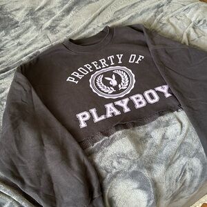 Pacsun playboy cropped sweater.